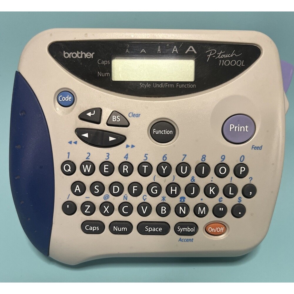 Brother P-touch PT-1100QL Handheld Label Maker Gently Used - TESTED WORKING